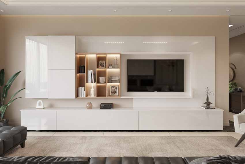 Floating Panel with Ambient Lighting